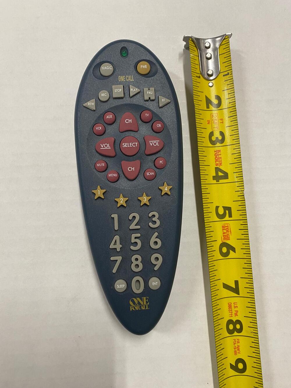 One For All URC 2094 One Call Universal Remote Pre Owned